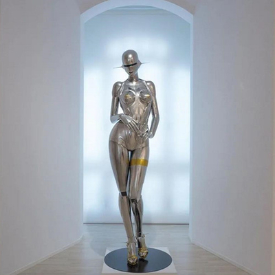 van het de Winkel het Decoratieve Metaal van de venstervertoning Beeldhouwwerk van Props Human Figure Model