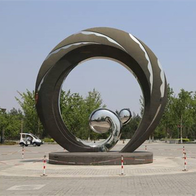 Grote Gesneden Coral Decorative Metal Sculpture voor Landschapstuin