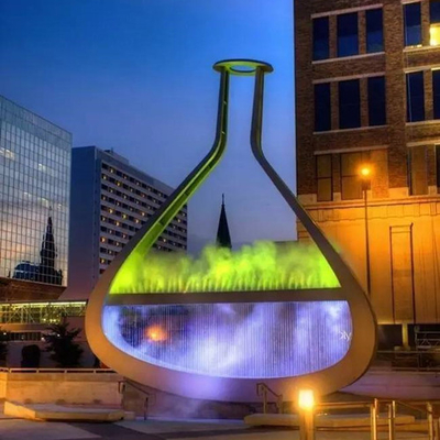 Grote buitenfontein Waterscape fles decoratieve metalen sculptuur
