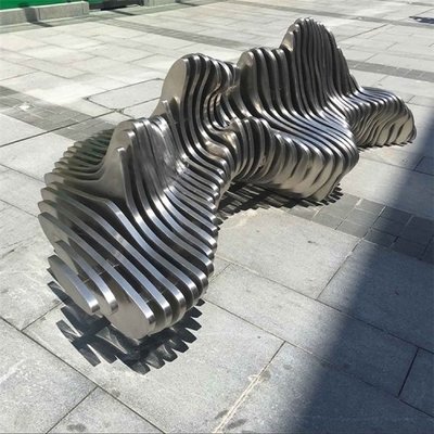 Het Metaal Abstracte Spiegel Art Stainless Steel Sculpture van het tuin Grote Standbeeld