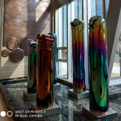 Hotel Modern Roestvrij staal aangepast Art Sculptures Electroplating