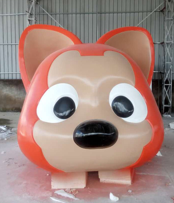 Ali Fibreglass Cartoon Character Sculpture-de Decoratie van de Pleintuin