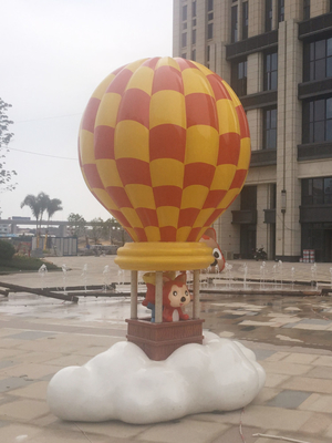Ali Fibreglass Cartoon Character Sculpture-de Decoratie van de Pleintuin