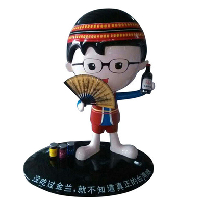 De Glasvezel van de merkafbeeldingdouane beeldhouwt Binnen Decoratief Doll Toy Figurine
