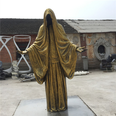 De Glasvezel Openluchtstandbeelden 80cm 120cm 150cm 180cm van doodsazrael Halloween