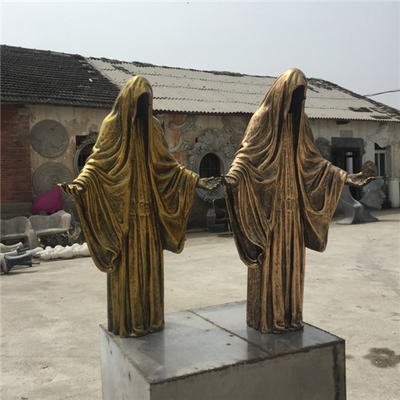 De Glasvezel Openluchtstandbeelden 80cm 120cm 150cm 180cm van doodsazrael Halloween