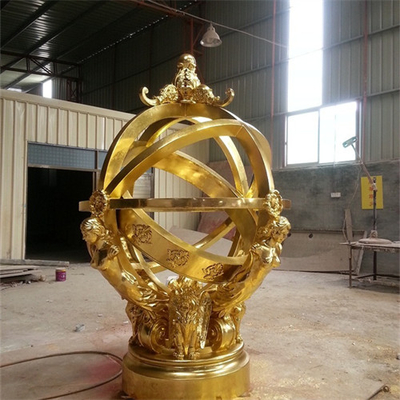 Van de het Metaalbal van Celestial Globe Armillary Sphere Sculpture Decoratief de Tuinbeeldhouwwerk