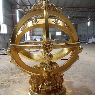 Van de het Metaalbal van Celestial Globe Armillary Sphere Sculpture Decoratief de Tuinbeeldhouwwerk