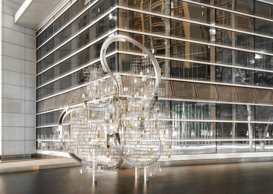 Modern Art Abstract Decorative Metal Sculpture Openlucht voor de Bouw