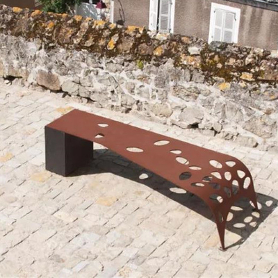 OEM Corten het Meubilairkunst van het Staalbeeldhouwwerk/Openlucht Decoratieve Stoel voor Park