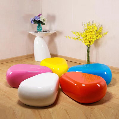 Bloemblaadjevorm Modern Aangepast Art Stone Sculpture Fiberglass Furniture