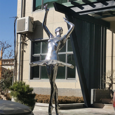 Het Staaltuin Openluchtart sculpture van balletart deco dancer figurines stainless