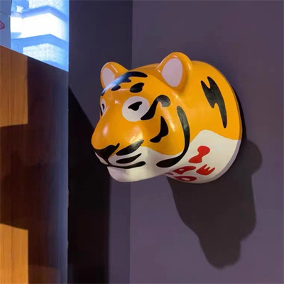 De Glasvezel van beeldverhaaltiger head wall decor sculptures het Hangen