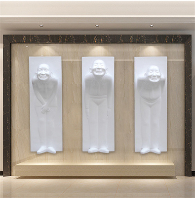 Het welkom Usher Wall Mounted Sculptures Fiberglass-Hangen voor Hoteldecoratie