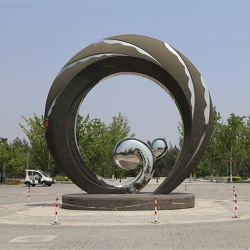 Grote Gesneden Coral Decorative Metal Sculpture voor Landschapstuin