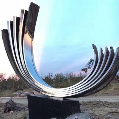 Kinetische Wind Modern Abstract Art Decorative Garden Metal Sculpture Exterieur